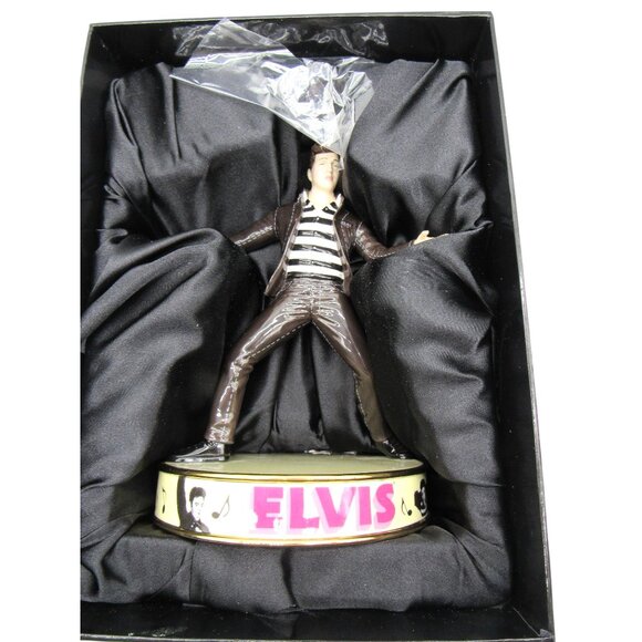 ROYAL DOULTON Elvis Jailhouse Rock Limited Edition 99/2500 Box Tag COA 2006 Figu - Picture 2 of 14
